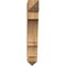 Ekena Millwork Balboa Arts & Crafts Rough Sawn Bracket, Western Red Cedar, 6"W x 26"D x 38"H BKT06X26X38BOA03RWR - alternate 3